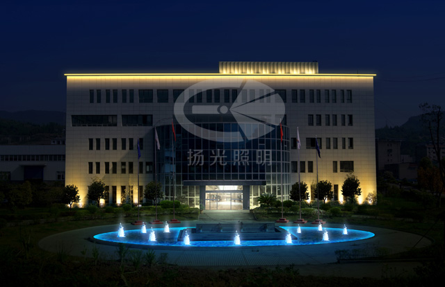 云陽工業園區夜景亮化設計效果圖十二