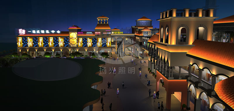 商業街亮化工程設計效果圖二