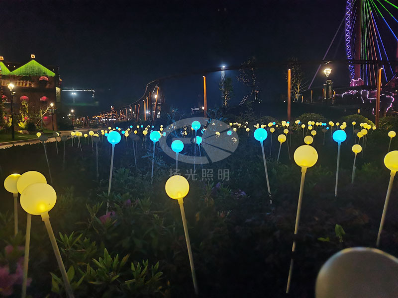 景區夜游燈光實景圖