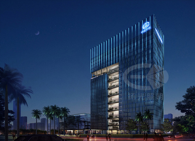 高樓外立面照明設計效果圖