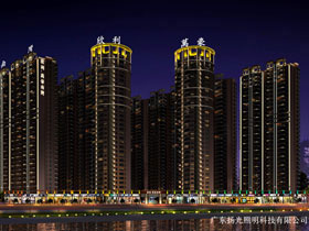 廣東汕頭萬豪南灣樓體亮化工程