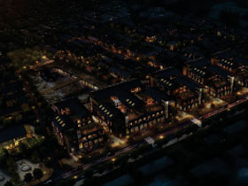 麗江雪山藝術小鎮夜景照明工程