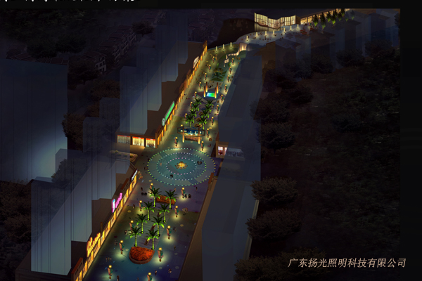 廣西都安商業街照明設計