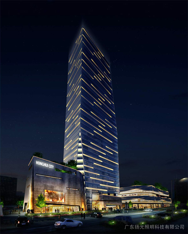 佛山宏匯地產城市商業中心景觀照明
